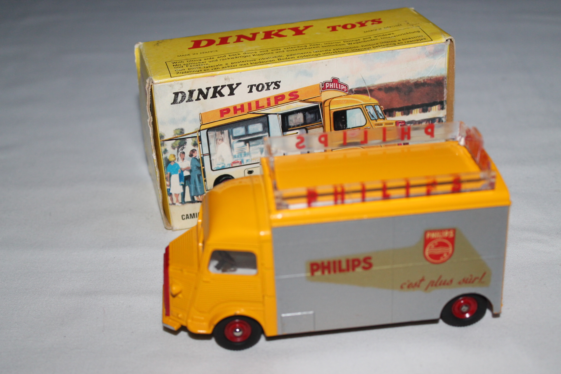 Boîte Miniature Citroën Camionnette Camionnette Citroen Philips