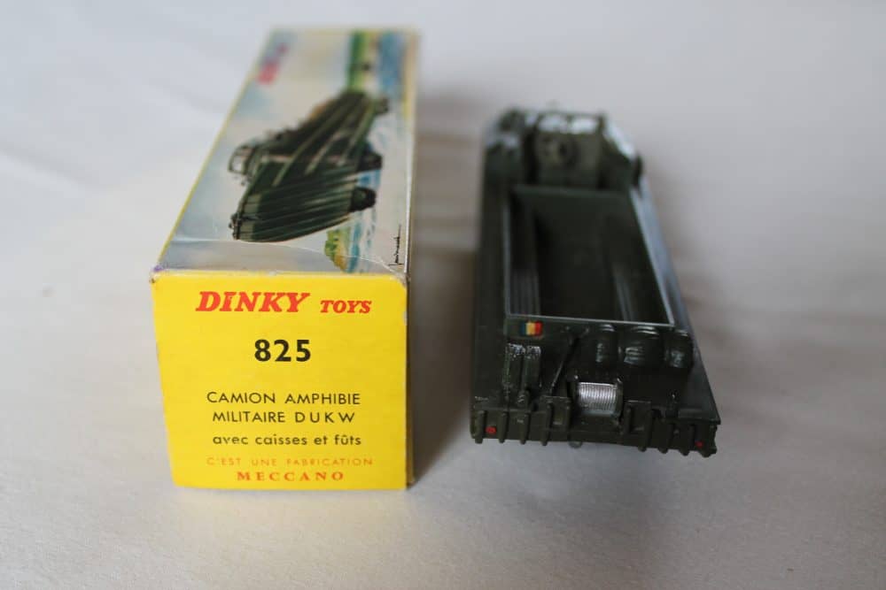DUKW Amphibian vehicle french dinky 825 back