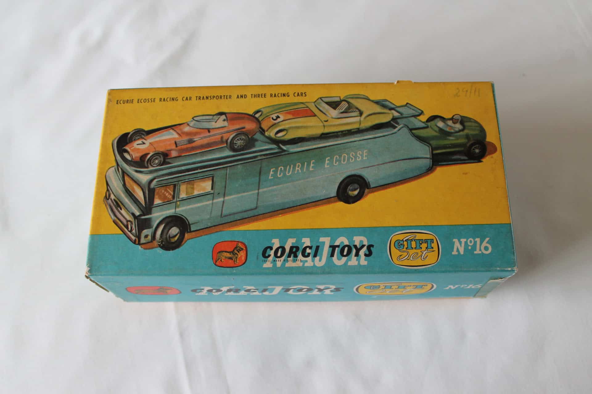 Corgi 16 Ecurie Ecosse Racing Car Transporter & 3 Racing Car