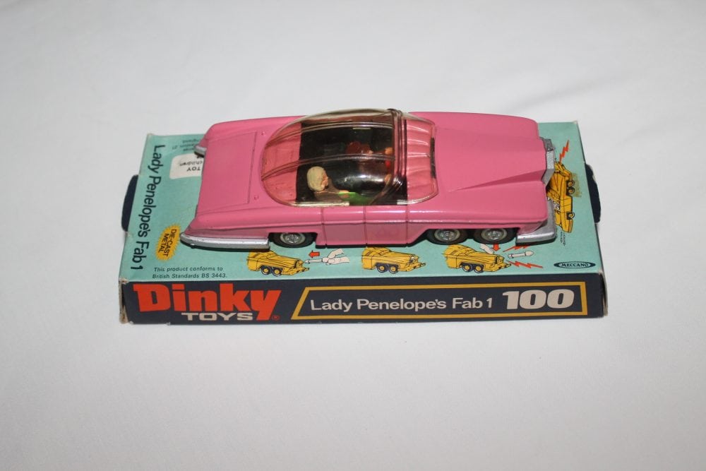 lady penelope fab1 black interior dinky toys 100 side