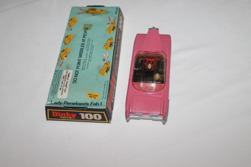 lady penelope fab1 black interior dinky toys 100 back