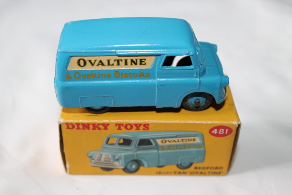 bedford ovaltine van dinky toys 481 side