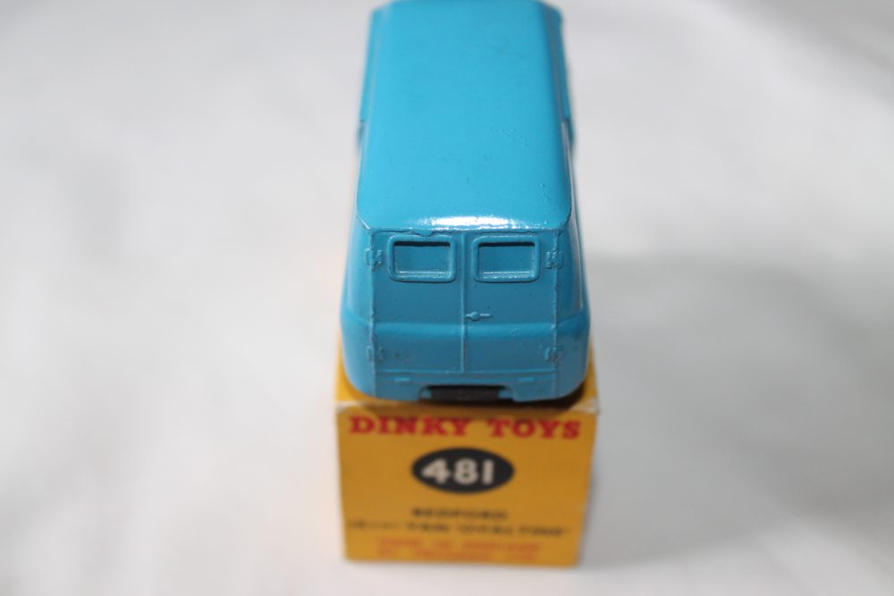 bedford ovaltine van dinky toys 481 back