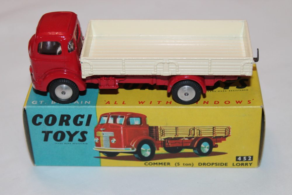 commer dropside lorry corgi toys 452