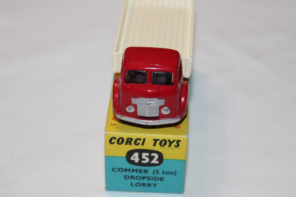 commer dropside lorry corgi toys 452 front