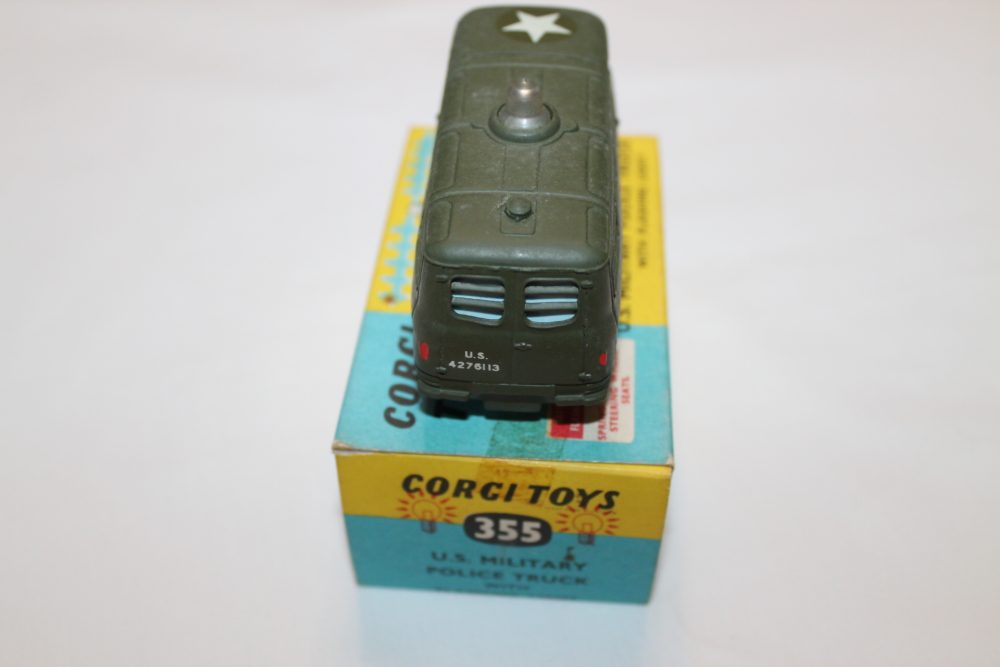 us military police truck corgi toys 355 back
