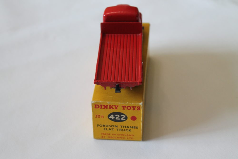 fordson thames flattruck dinky toys 422 back