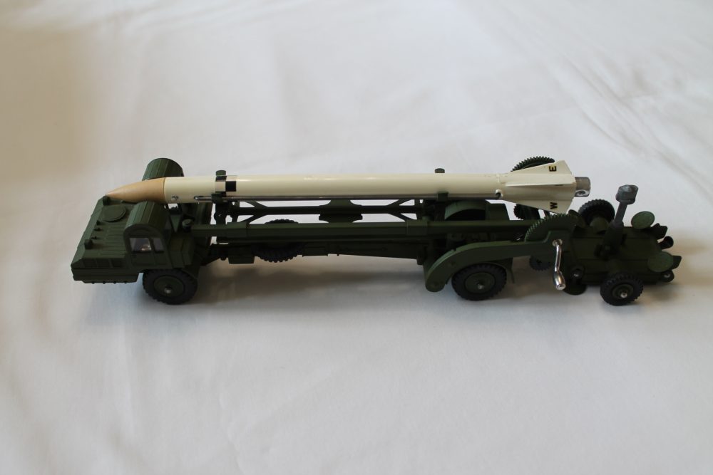 missile erector vehicle dinky toys 666 right side