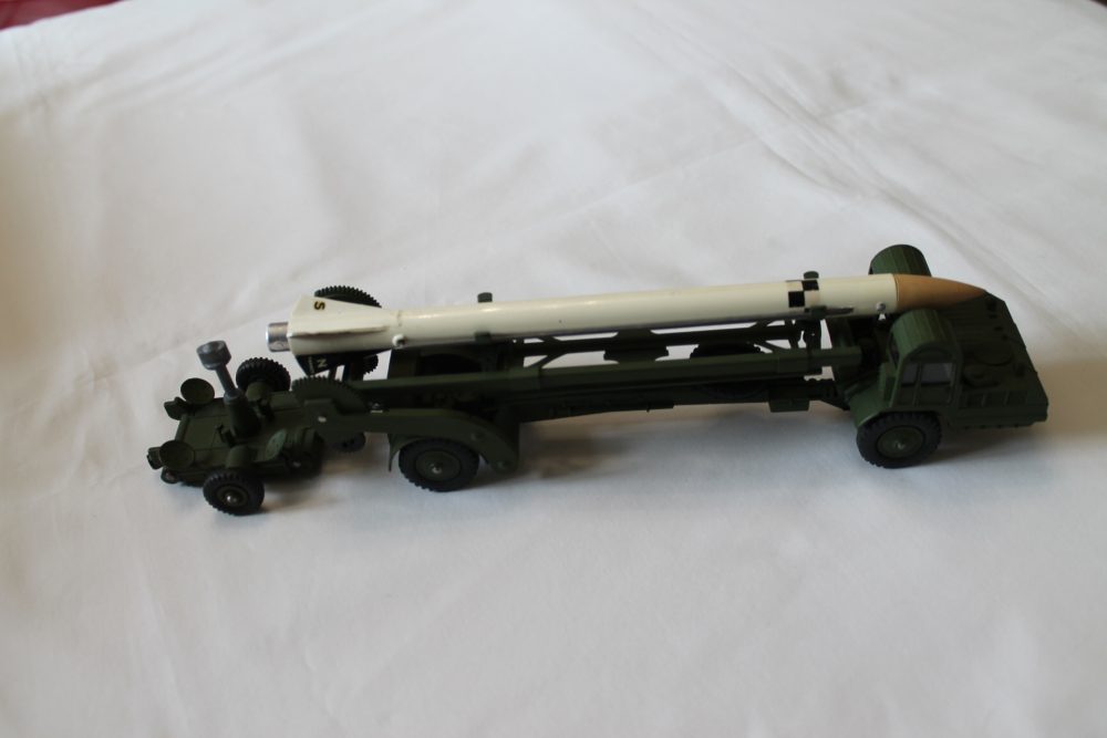 missile erector vehicle dinky toys 666 left side