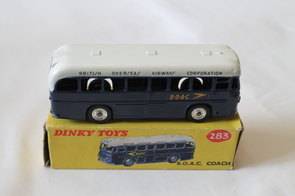b.o.a.c. coach rare version dinky toys 283 side