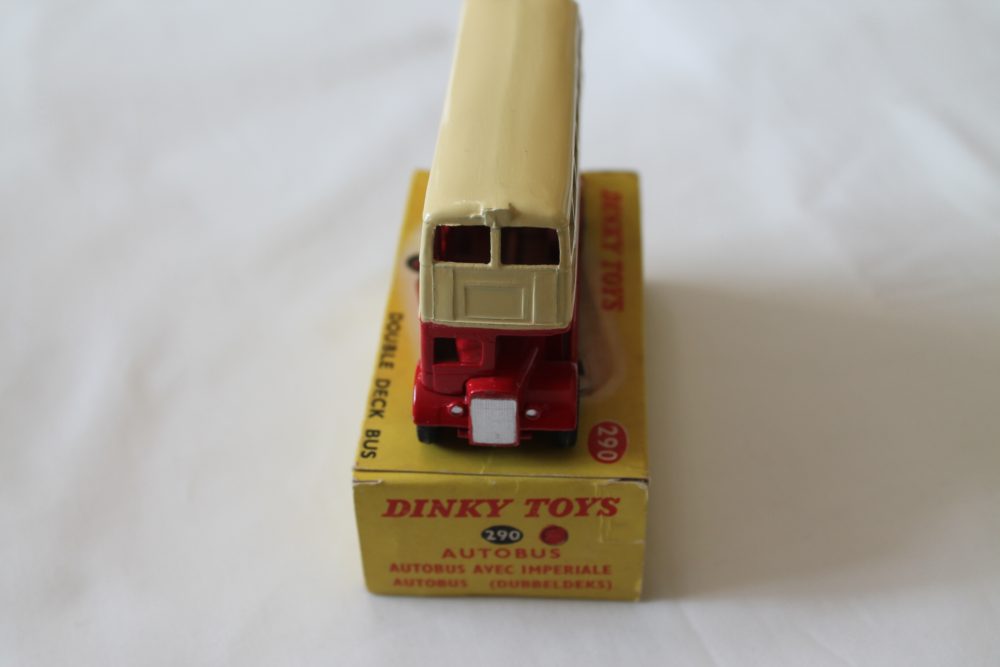 double decker bus dunlop dinky toys 290 front