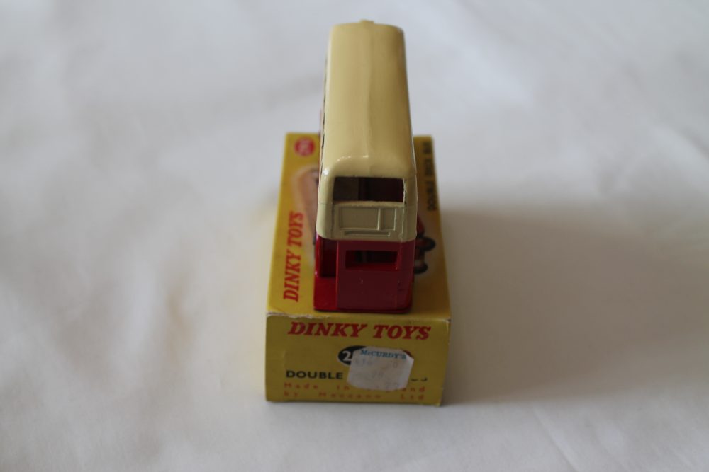 double decker bus dunlop dinky toys 290 back