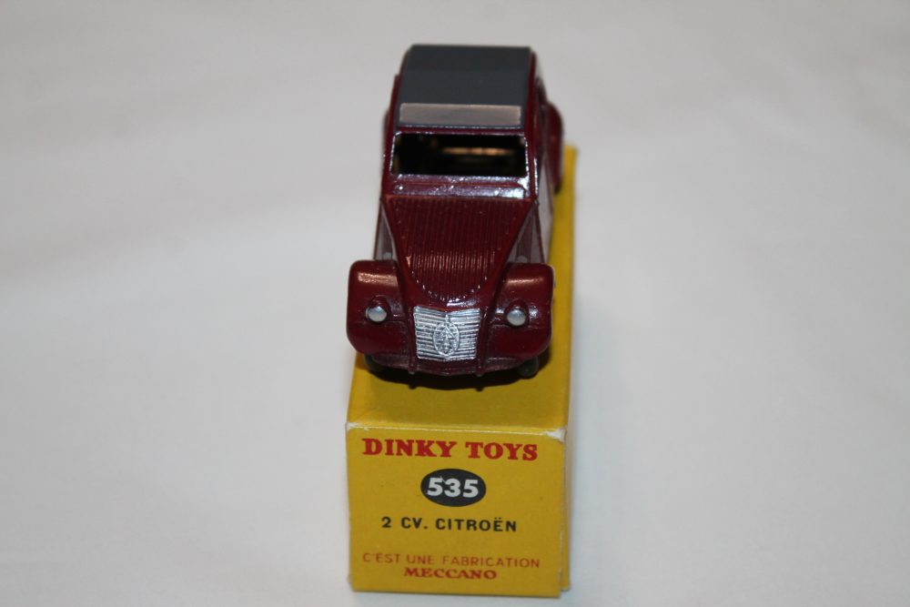 2 cv citroen french dinky toys 535 front