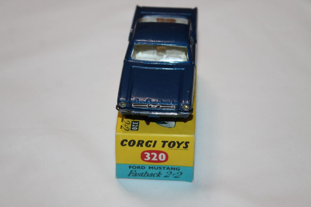 ford mustang corgi toys 320 front