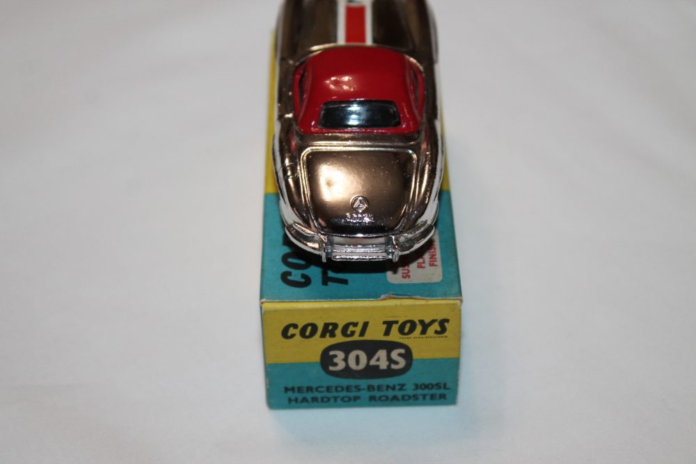mercedes benz roadster corgi toys 304s back