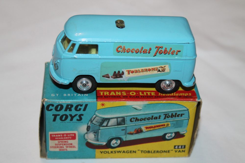 vw toblerone van corgi toys 441