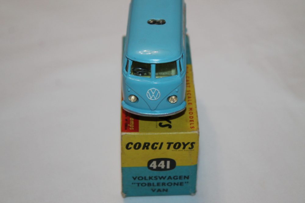 vw toblerone van corgi toys 441 front