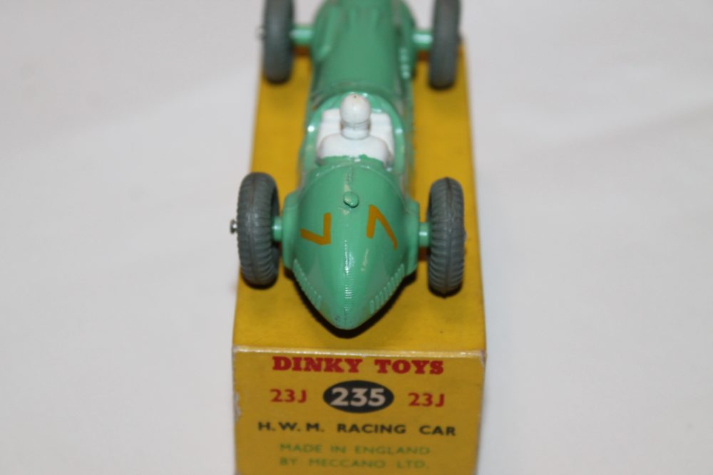 hwm racing car dinky toys 235 back