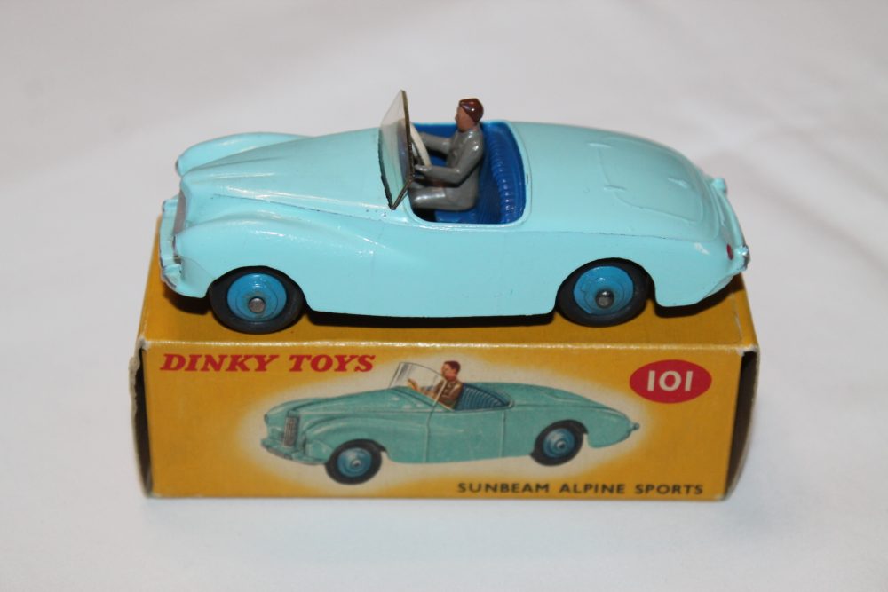 sunbeam alpine tourer dinky toys 101