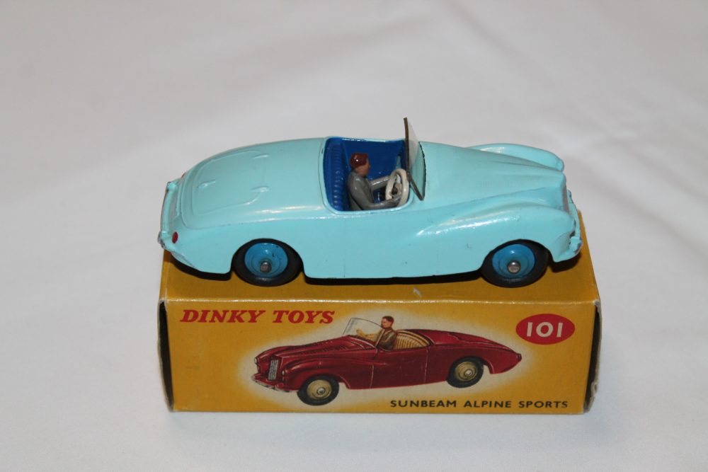 sunbeam alpine tourer dinky toys 101 side