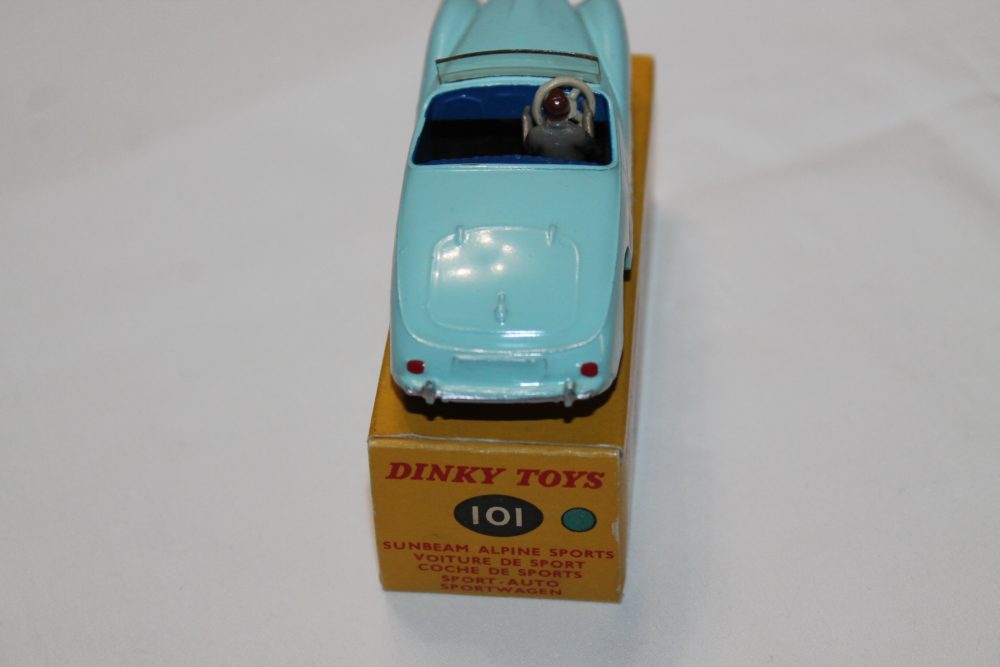 sunbeam alpine tourer dinky toys 101 back