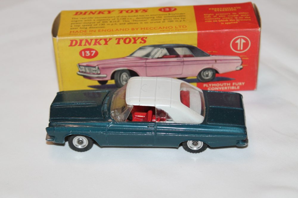 plymouth fury dinky toys 137