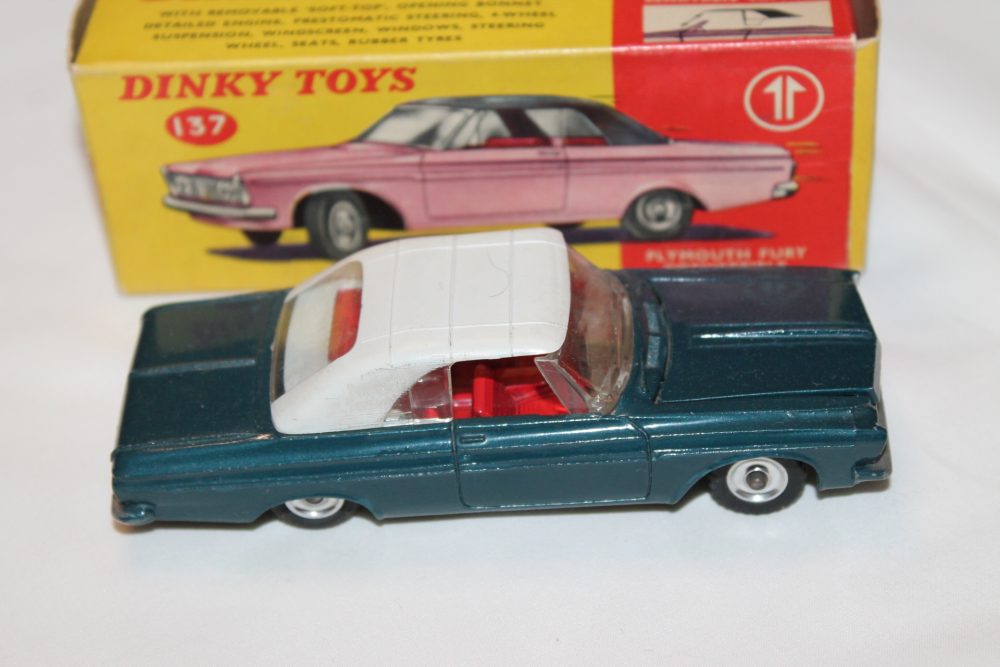 plymouth fury dinky toys 137 side