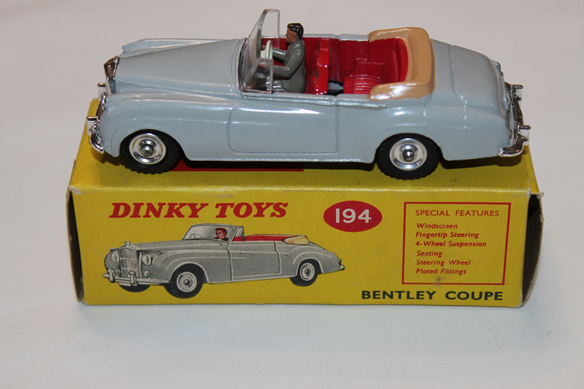 Dinky 194 Bentley Coupe | grey | Mint