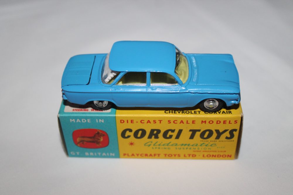 chevrolet corvair corgi toys 229 side