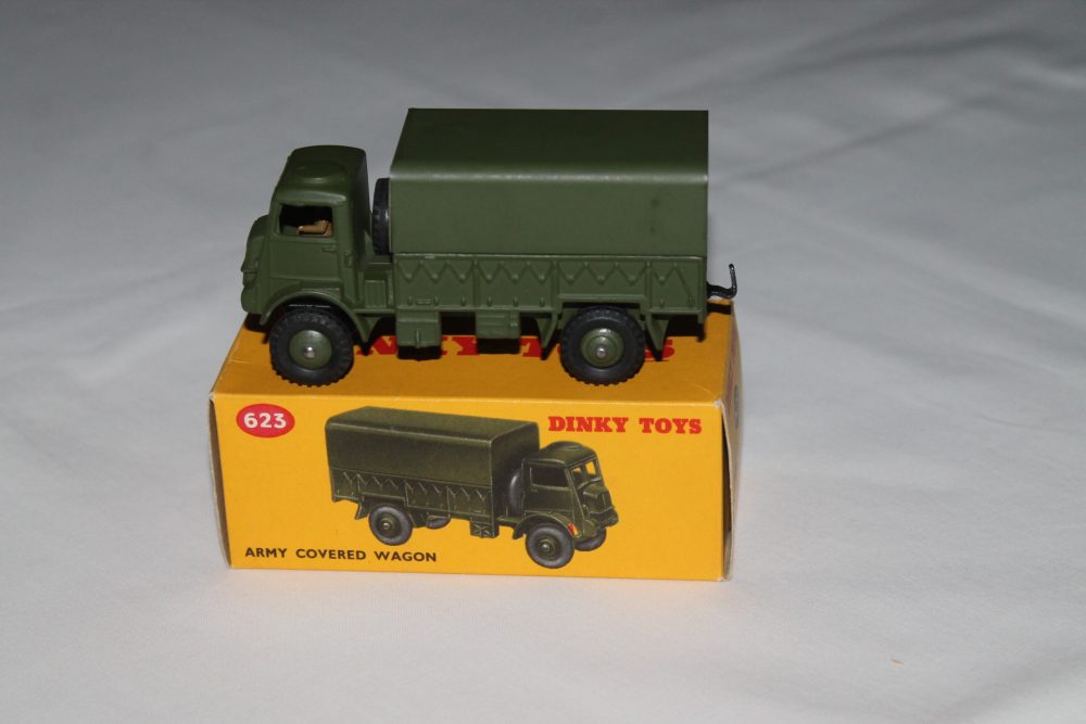 army covered wagon dinky toys 623