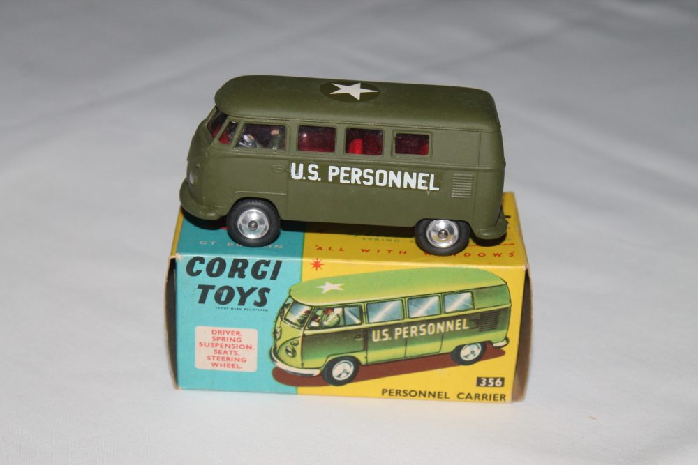volkswagen us army personnel carrier corgi toys 356