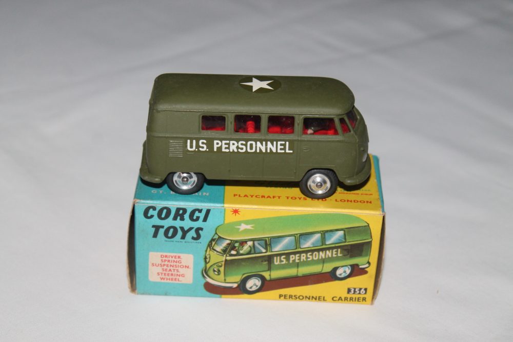 volkswagen us army personnel carrier corgi toys 356 side