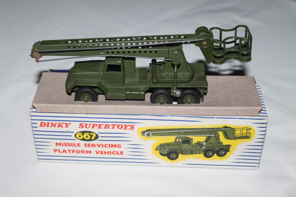 missile servicing platform vehicle dinky toys 667