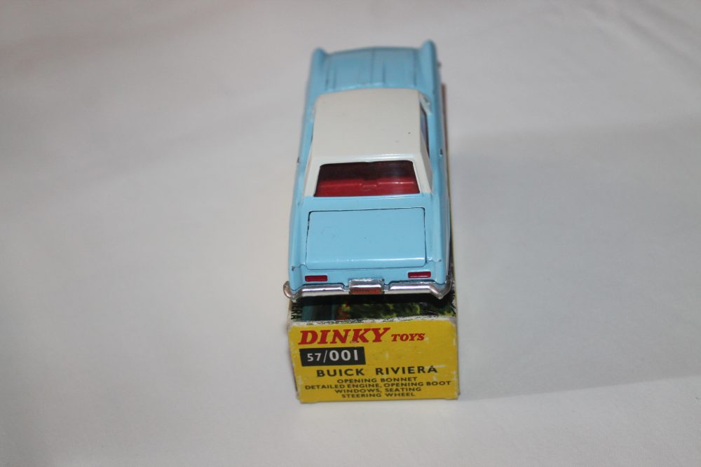 buick riviera hong kong dinky toys 57/001 back
