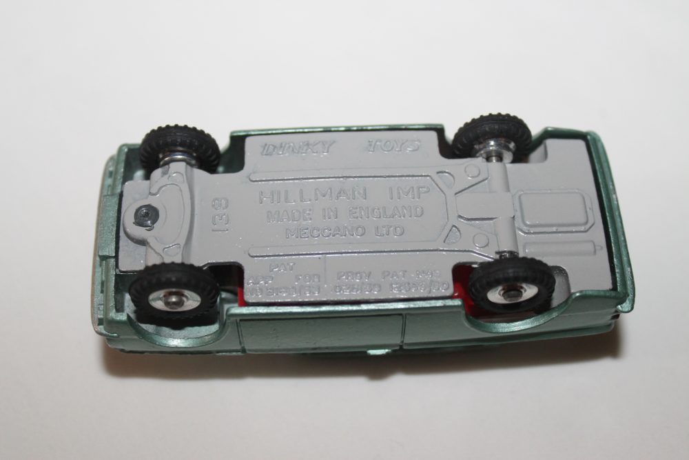 hillman imp dinky toys 138 base