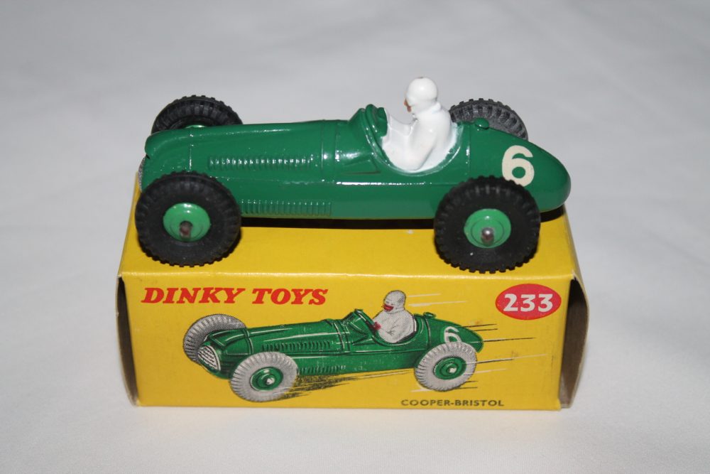 cooper bristol racing car dinky toys 233