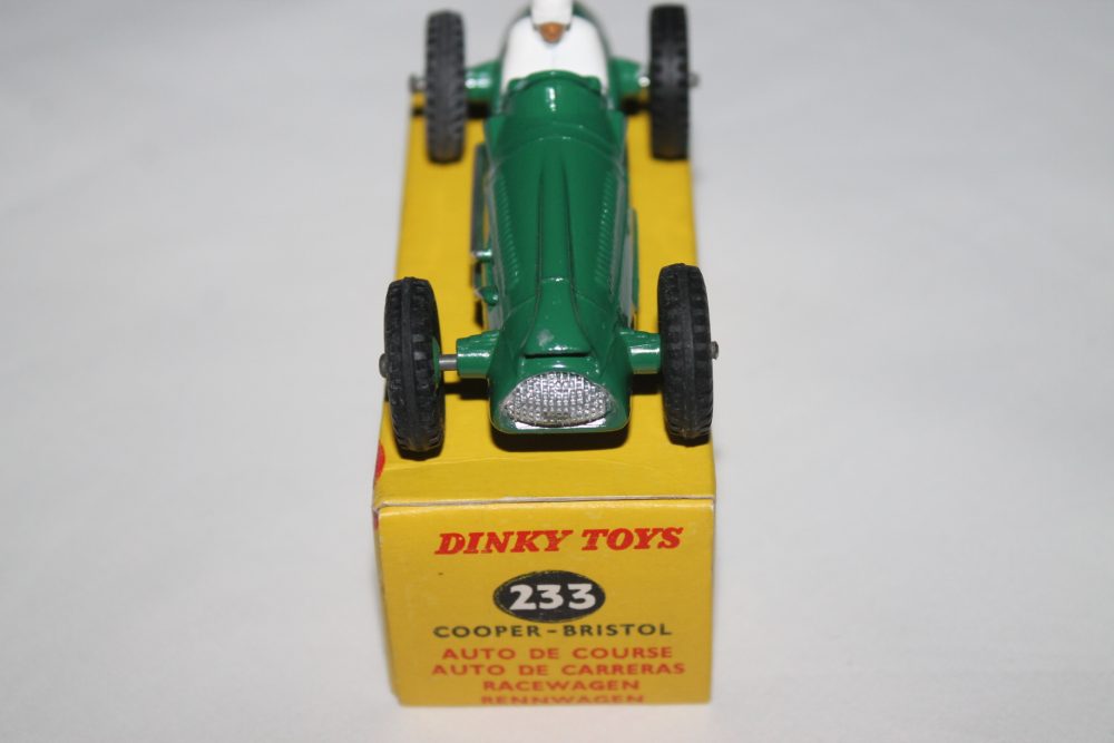 cooper bristol racing car dinky toys 233 front