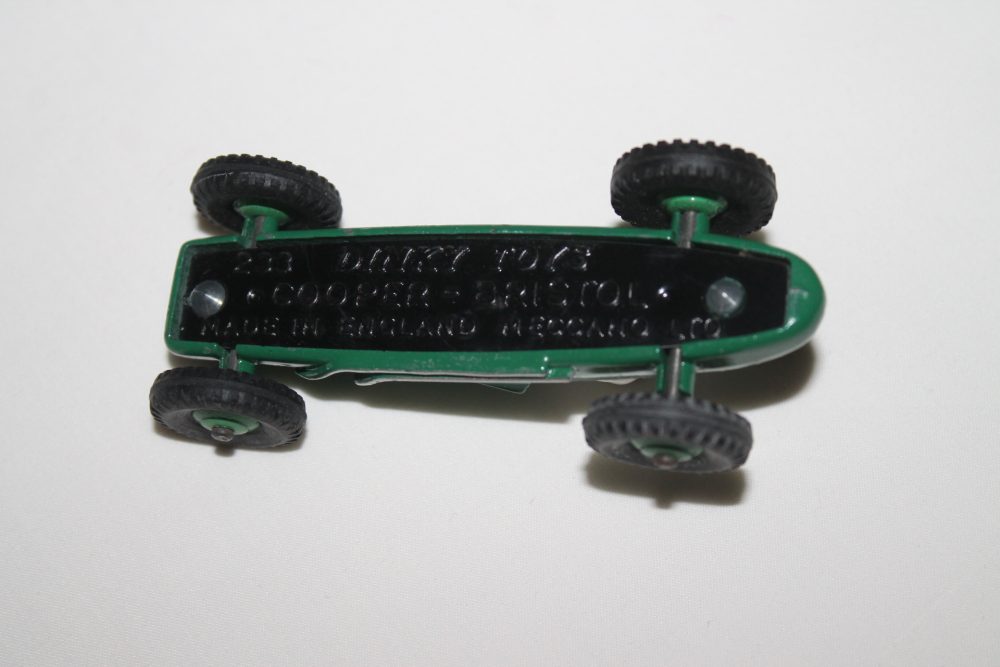 cooper bristol racing car dinky toys 233 base