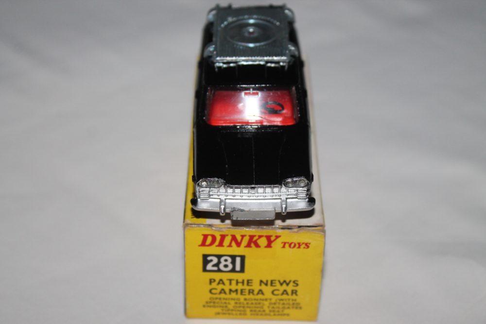 pathe news camera car dinky toys 281 front