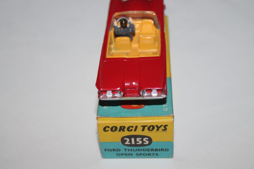 ford thunderbird open sports corgi toys 214S back