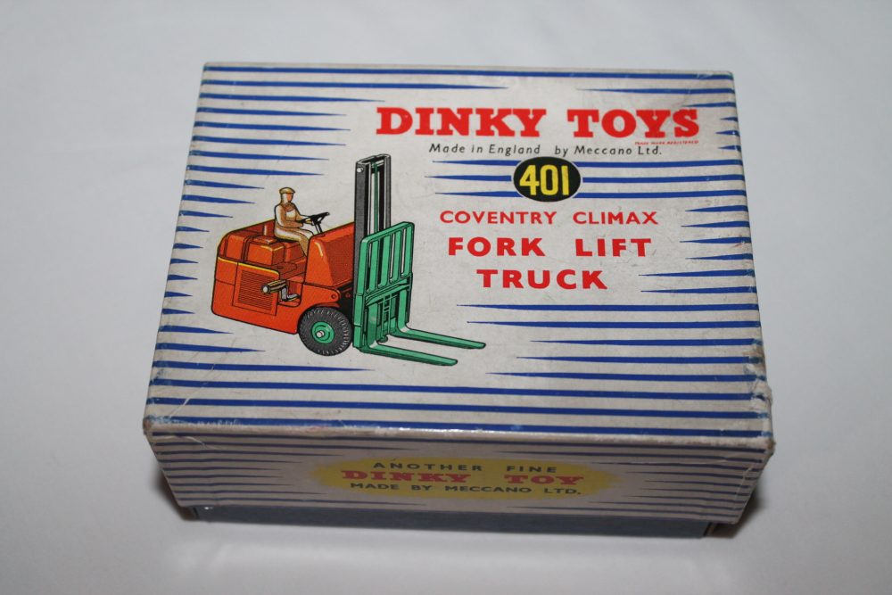 coventry climax fork lift truck dinky toys 401 box