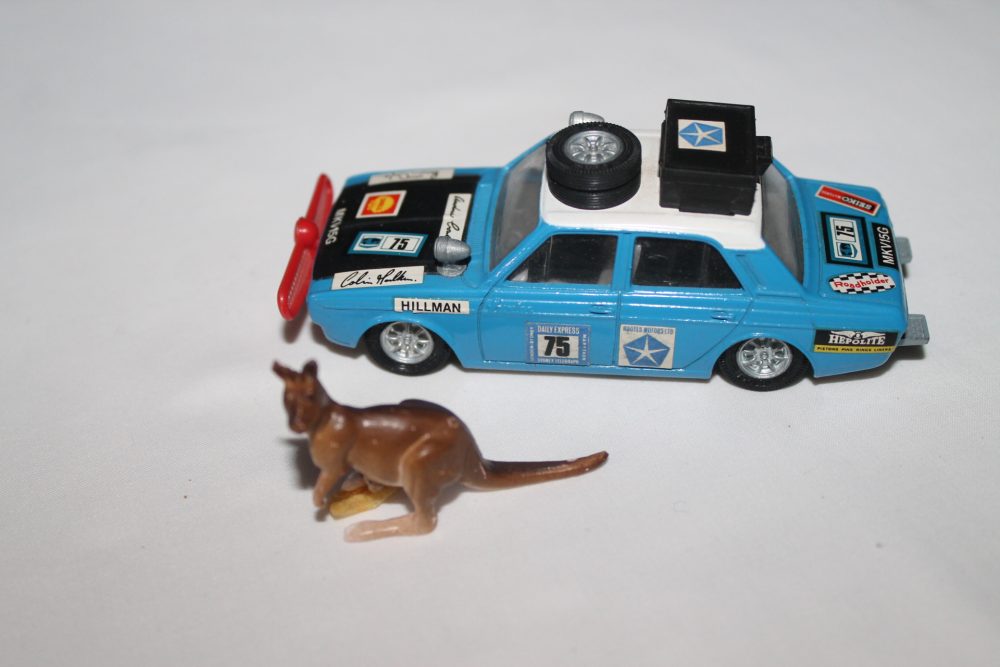hillman hunter and kangaroo corgi toys 302 left side