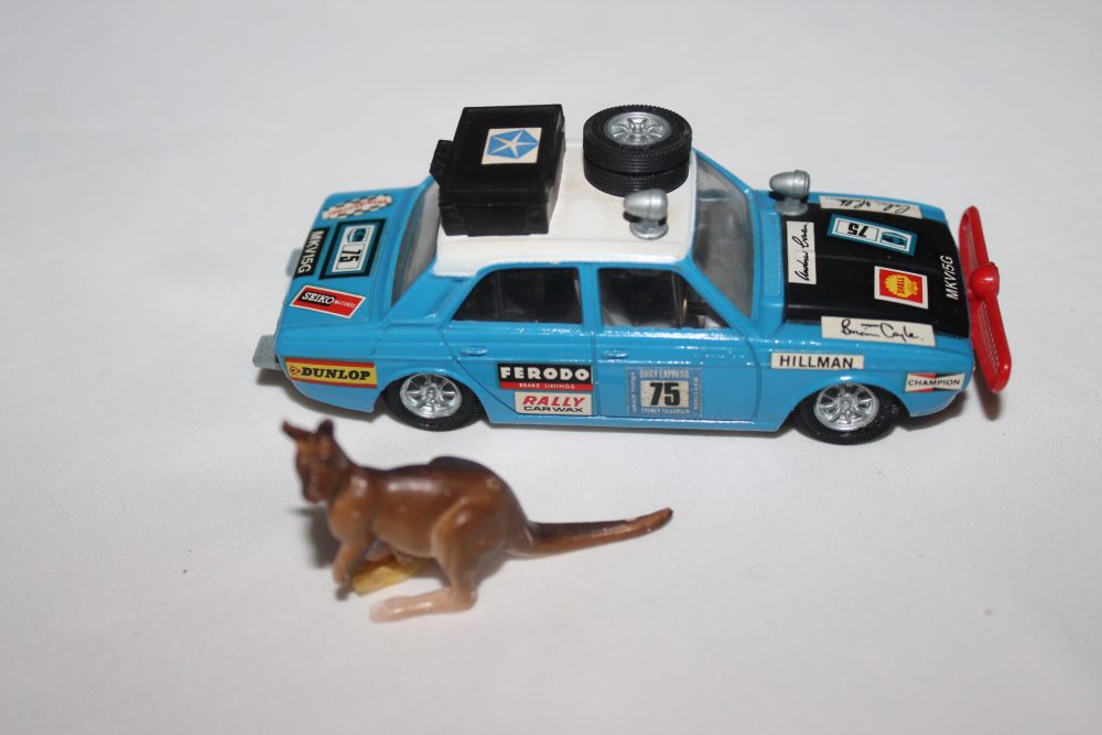 hillman hunter and kangaroo corgi toys 302 right side