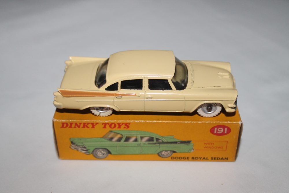 dodge royal dinky toys 191 side