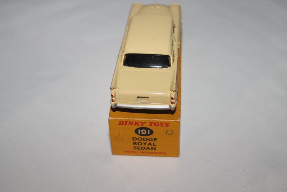 dodge royal dinky toys 191 back