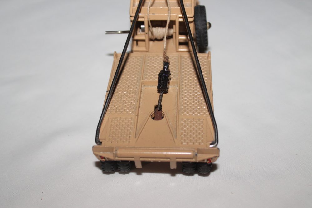 berliet sahara crane truck french dinky toys 888 back