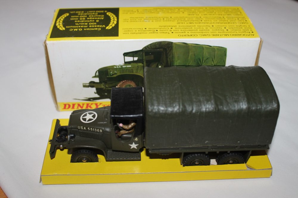 gmc us army truck 6 wheel french dinky toys 809
