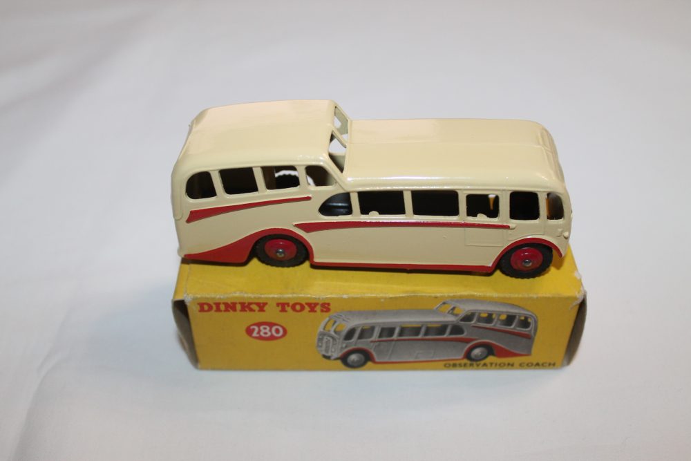 observation coach dinky toys 280 side