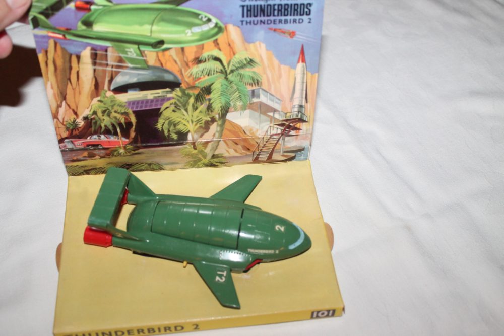 thunderbirds 2 & 4 dinky toys 101 open box