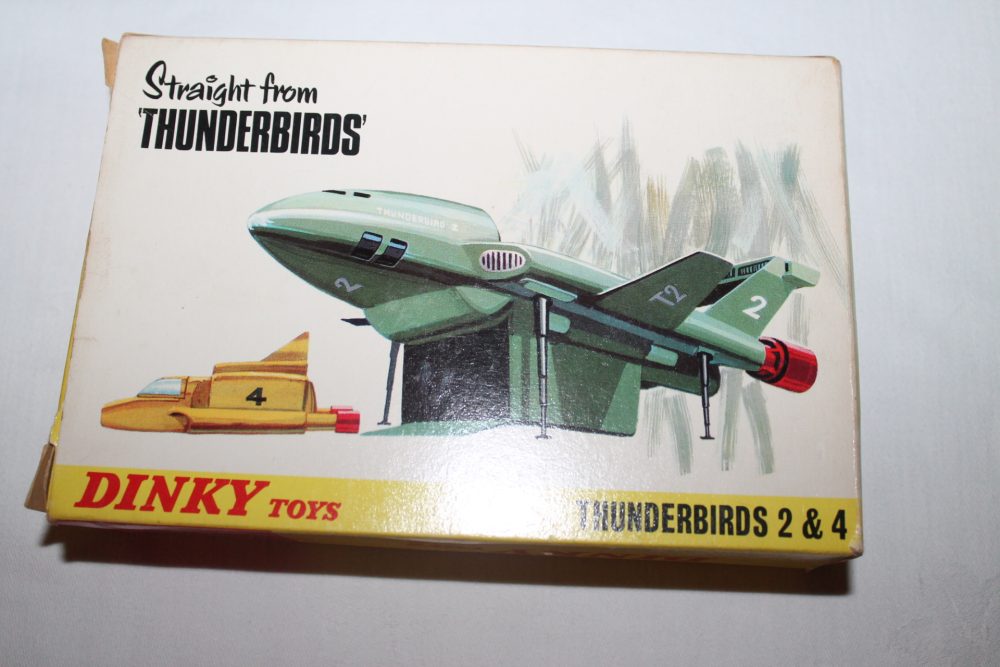 thunderbirds 2 & 4 dinky toys 101 box